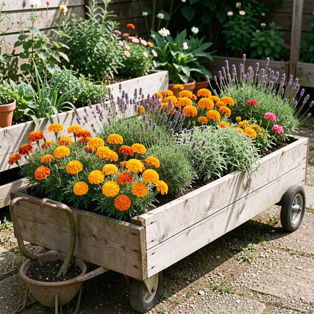 Mobile planter mobility design